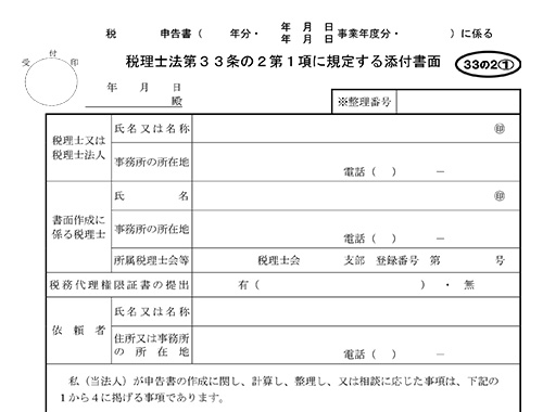 書面添付制度は基本報酬内で適用